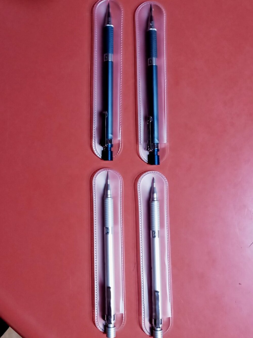 4 STAEDTLER Mechanical Drafting Pencils & 2 Mitsubishi Pencil Pocket Sharpeners - Picture 5 of 13